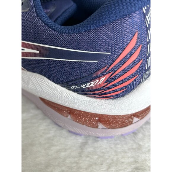 ASICS GT 2000 11 GS Kids Size 5 - Indigo Blue Papaya 1014A266-402 - Picture 11 of 16